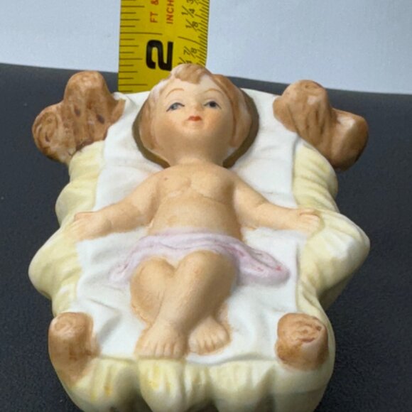 Homco Baby Jesus Replacement Figurine Piece Nativity #5216 Christmas - Picture 8 of 8